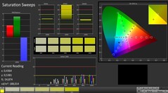 CalMAN: Saturazione Colore (calibrato)