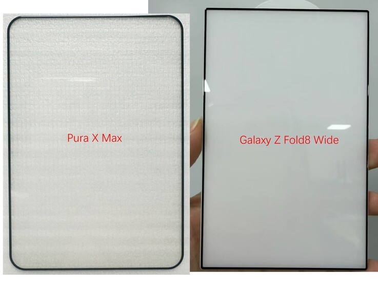 Sono trapelate delle protezioni dello schermo per il più ampio Galaxy Z Fold 8.