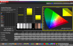 CalMAN ColorChecker (profilo: predefinito)