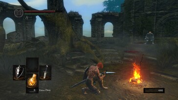 Nella foto: Una schermata di gioco di DARK SOULS™: REMASTERED.