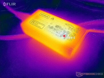 L'adattatore CA può raggiungere i 40 C quando si utilizzano carichi impegnativi per oltre un'ora