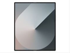 Samsung Galaxy Z Fold 6, nella foto in alto, utilizza una fotocamera sotto il display per un ampio display interno ininterrotto. (Fonte: Samsung)