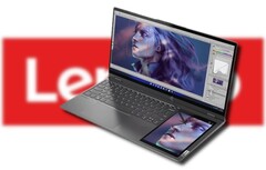 Il Lenovo ThinkBook Plus di terza generazione ha un display secondario a colori tipo tablet. (Fonte immagine: @evleaks/Lenovo - modificato)