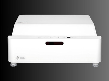 Il fronte del proiettore laser 4K Optoma GT4000UHD (fonte: Optoma PR)