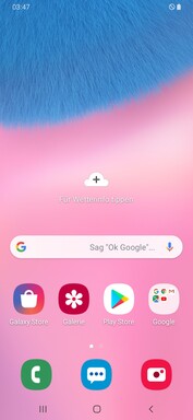 Default home-screen