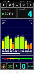 GPS Test outdoors