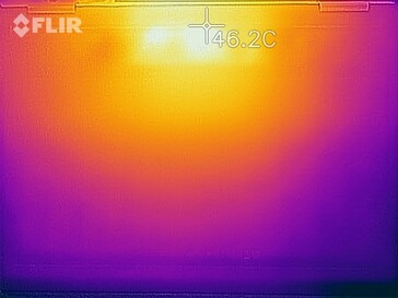 Mappa del calore lato inferiore (stress test)