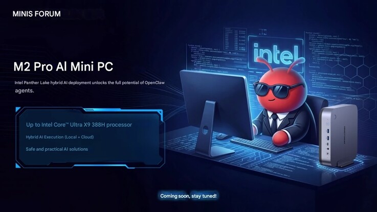 Il mini PC M2 Pro sarà alimentato da un processore Intel Core Ultra X9 fino a 16 core.