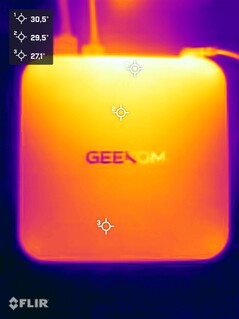 Geekom A9 Max stress test (lato superiore)