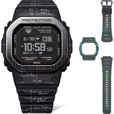Lo smartwatch Casio G-Shock G-SQUAD DW-H5600EX-1JR. (Fonte: Casio)