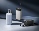 Il power bank EcoFlow Rapid (10K), il power bank Rapid (20K) e il power bank Rapid 3-in-1 (10K) (da sinistra a destra)