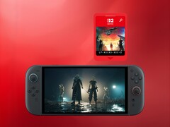 Final Fantasy 7 Rebirth mostrato su Switch 2 Game-Key Card e console (Fonte: Square Enix, Nintendo of America)