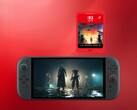 Final Fantasy 7 Rebirth mostrato su Switch 2 Game-Key Card e console (Fonte: Square Enix, Nintendo of America)