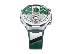 Huawei Watch Ultimate 2 Green ha una cassa in metallo liquido e un quadrante rivestito in vetro zaffiro.