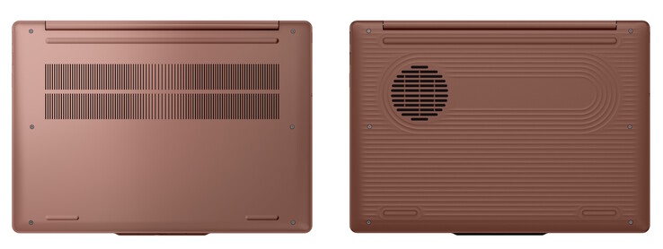 Alcuni portatili Ideapad Vibe sono dotati di una base in plastica, mentre altri presentano una base in metallo, a seconda della configurazione.