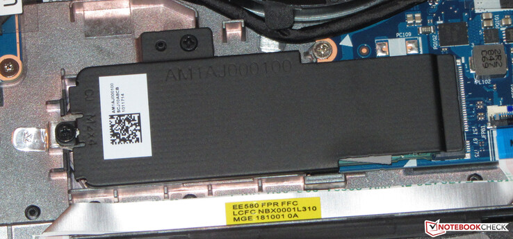 Il drive principale è un SSD NVMe.