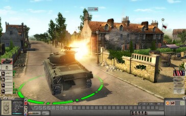 Nella foto: Una schermata di gameplay di Men of War: Assault Squad.