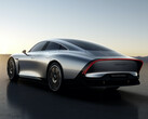 La parte posteriore della Mercedes EQXX, unica ma aerodinamicamente efficiente, permette un'autonomia fino a 620 miglia per carica (Immagine: Mercedes-Benz)