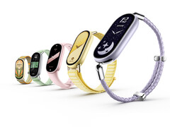 Lo Smart Band 11 è disponibile in quattro versioni. Nella foto: il dispositivo indossabile nelle diverse opzioni di colore e cinturini.