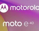 Un presunto teaser di Moto E40. (Fonte: Evan Blass via Twitter)