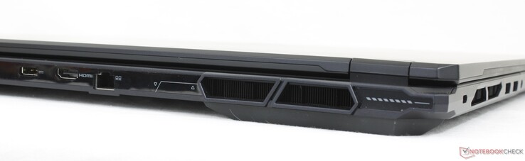 Posteriore: Adattatore AC, HDMI 2.1, RJ-45 (2,5 Gbps)