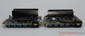 Vzmore AX9 Max (a sinistra) vs. Geekom A9 Max (a destra)