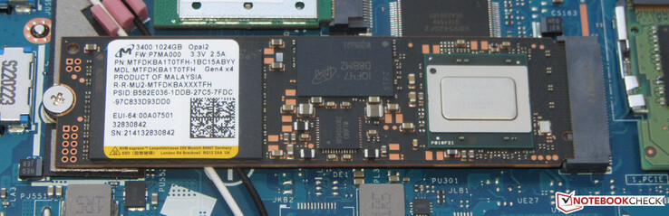 Il dispositivo di archiviazione è un'unità SSD PCIe 4