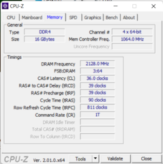 CPU-Z Memoria