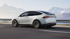 La Model X in movimento (immagine: Tesla)