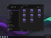 Nobara Linux 39 passa da un desktop GNOME modificato a KDE Plasma (Immagine: Nobara).