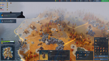Un'immagine che mostra una sequenza di gioco tratta da Northgard: Definitive Edition.