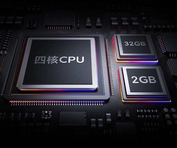 La Redmi Smart TV A50 Energy Saving Edition ha un processore quad-core, 2 GB di RAM e 32 GB di memoria.