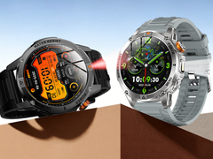 Due rendering dello smartwatch Rollme PowerX su un angolo della parete.