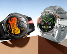 Due rendering dello smartwatch Rollme PowerX su un angolo della parete.