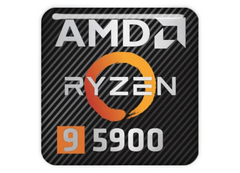La CPU Ryzen 9 5900 è presente in alcuni impianti di gioco pre-costruiti come l'Alienware Aurora. (Fonte: Sticker Library)