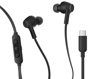 Gli auricolari SoundForm cablati di Belkin hanno un cavo lungo 4 metri. (Fonte: Belkin)