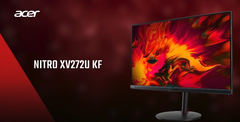 Il Nitro XV272U KF ha una frequenza di aggiornamento di 300 Hz e una profondità di colore di 10 bit. (Fonte immagine: Acer)