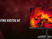 Il Nitro XV272U KF ha una frequenza di aggiornamento di 300 Hz e una profondità di colore di 10 bit. (Fonte immagine: Acer)