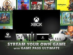 Viene mostrato il banner per lo streaming cloud di Xbox Game Pass Ultimate