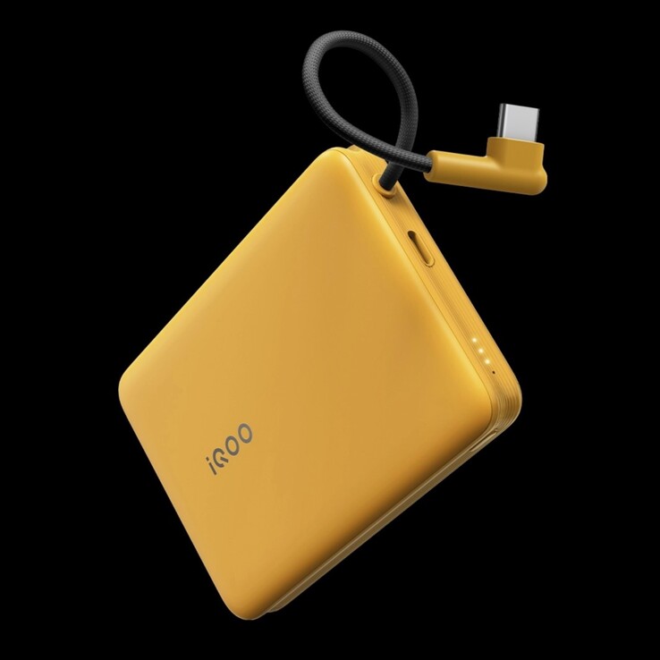 Il Power Bank iQOO 33W con cavo incorporato 10000mAh. (Fonte immagine: vivo)