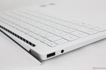 Griglie di ventilazione nascoste sotto la cerniera del bar