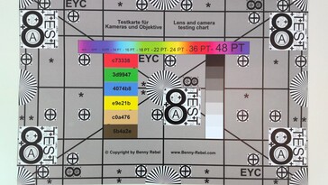 fotocamera da 10 MP: grafico di prova