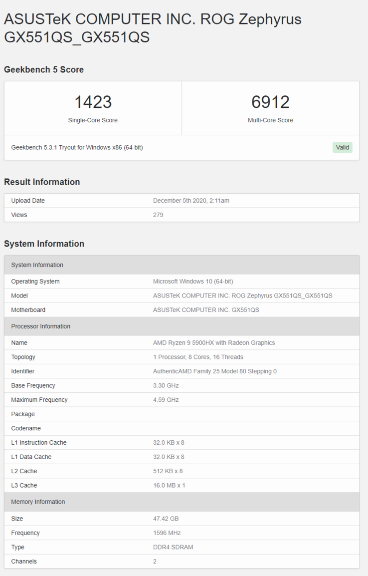 (Fonte Immagine: Geekbench)