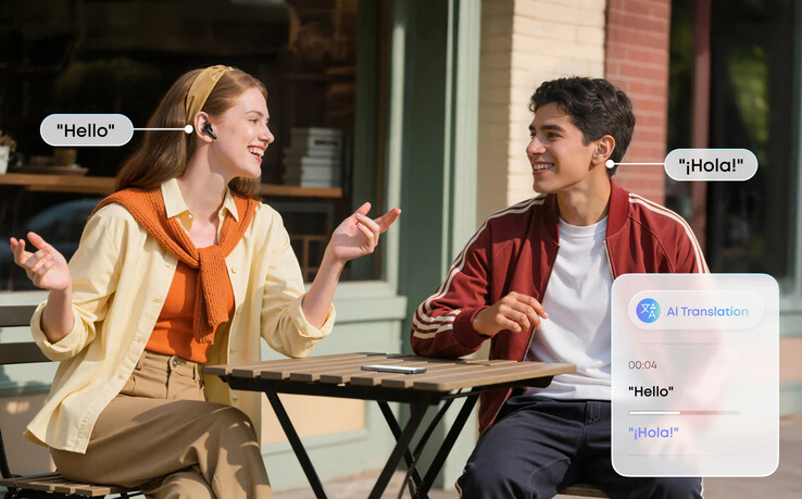 Gli auricolari wireless Anker Soundcore P31i sono dotati di uno strumento di traduzione AI. (Fonte: Anker)