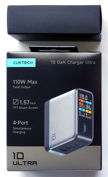 La parte anteriore della scatola.