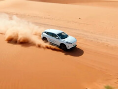 Il SUV Dongfeng EV01 con integrazione BeiDou. (Fonte: Dongfeng)