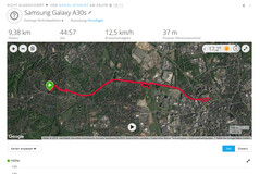 GPS test: Samsung Galaxy A30s - Panoramica