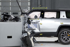 Il SUV Rivian R1S ha ottenuto un punteggio elevato nei crash test dell'IIHS. (Fonte: IIHS)