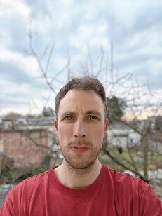 Un selfie con la fotocamera anteriore 