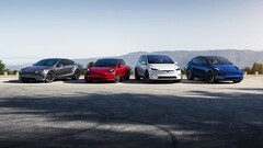 L&#039;autonomia media dei veicoli elettrici negli Stati Uniti sfiora le 300 miglia (immagine: Tesla)